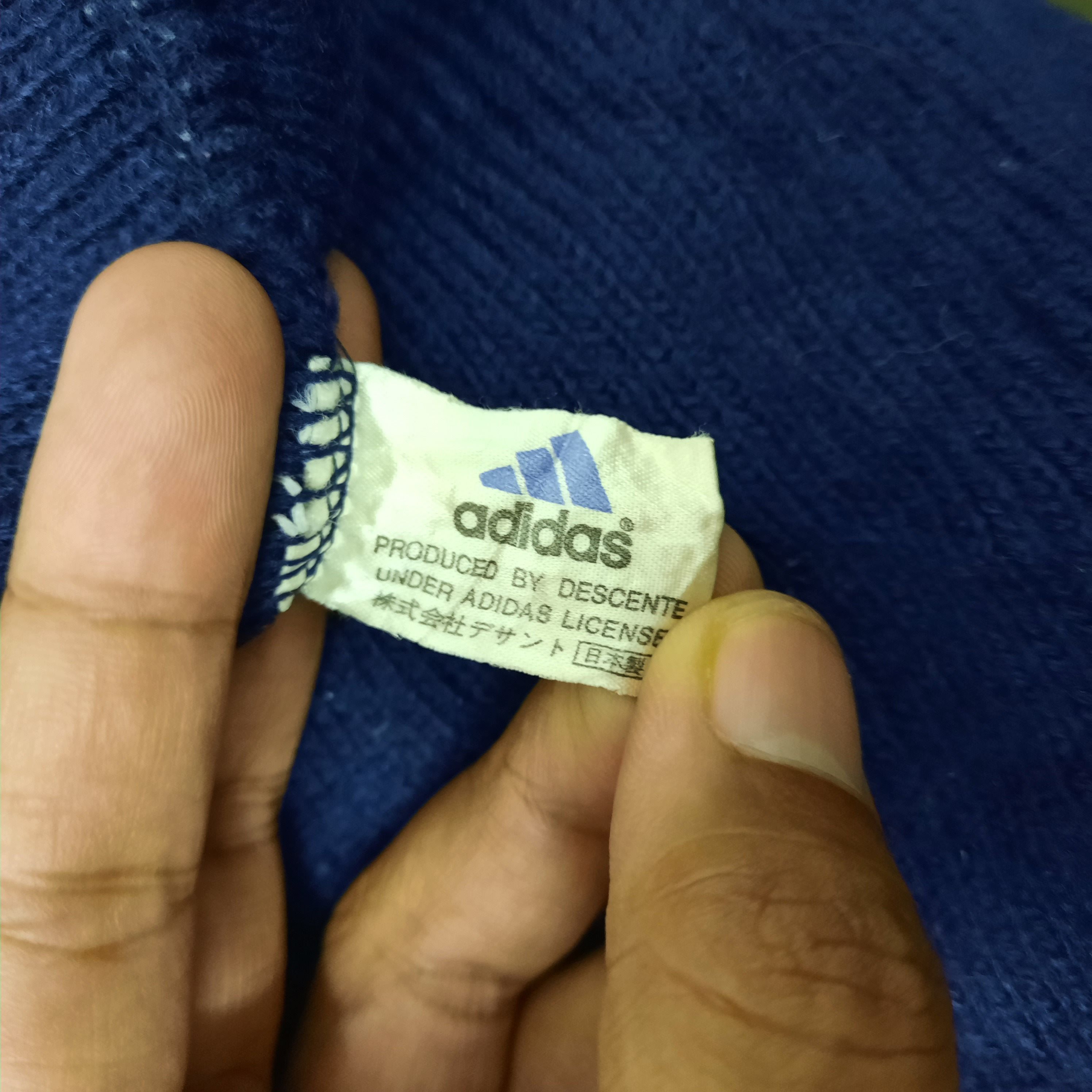 Adidas 💫 Vintage adidas trefoil logo 3 stripes pull on beanie hat Size ONE SIZE - 3 Thumbnail