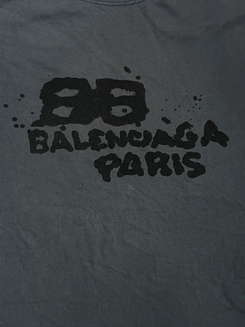 Balenciaga Balenciaga Letter Print Casual Round Neck Short Sleeve T-S Size US M / EU 48-50 / 2 - 3 Thumbnail