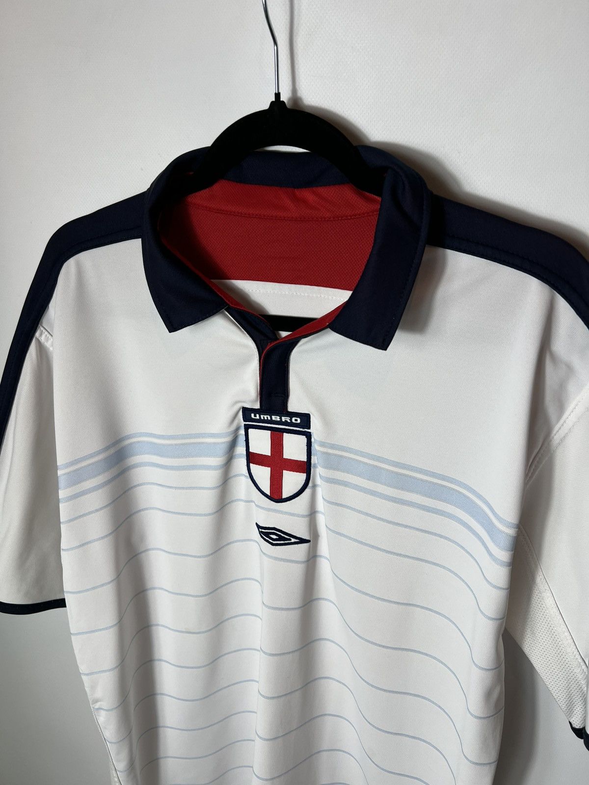 Umbro ENGLAND 2003 2004 REVERSIBLE FOOTBALL SOCCER JERSEY UMBRO Size US L / EU 52-54 / 3 - 2 Thumbnail