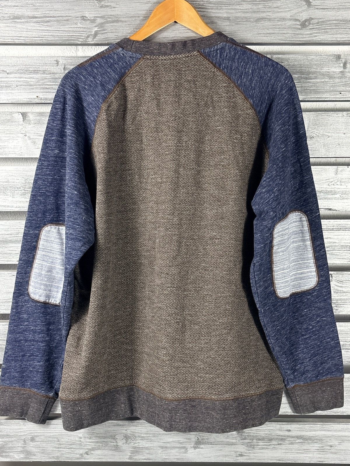 Robert Graham Robert Graham Crewneck Sweater Mens XL Elbow Patches Size US XL / EU 56 / 4 - 6 Thumbnail