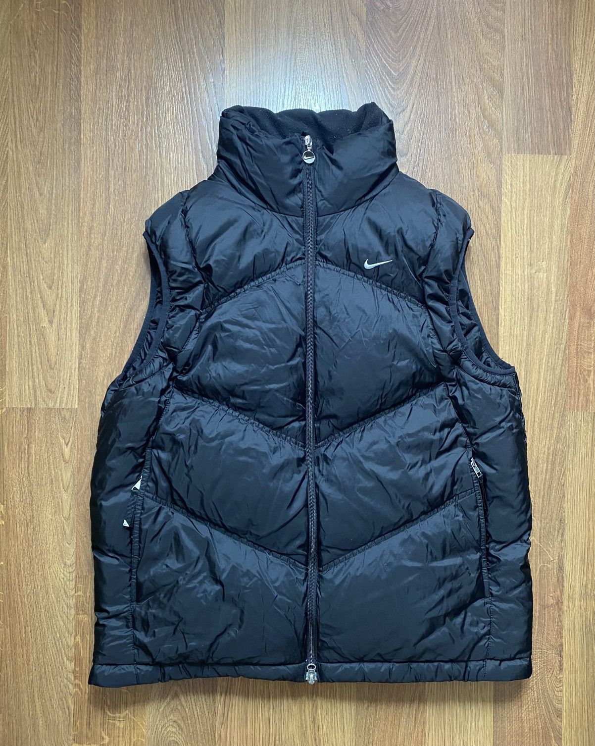 Nike Nike Black Puffer Vest Vintage Sweetwear Size 54L - 1 Thumbnail