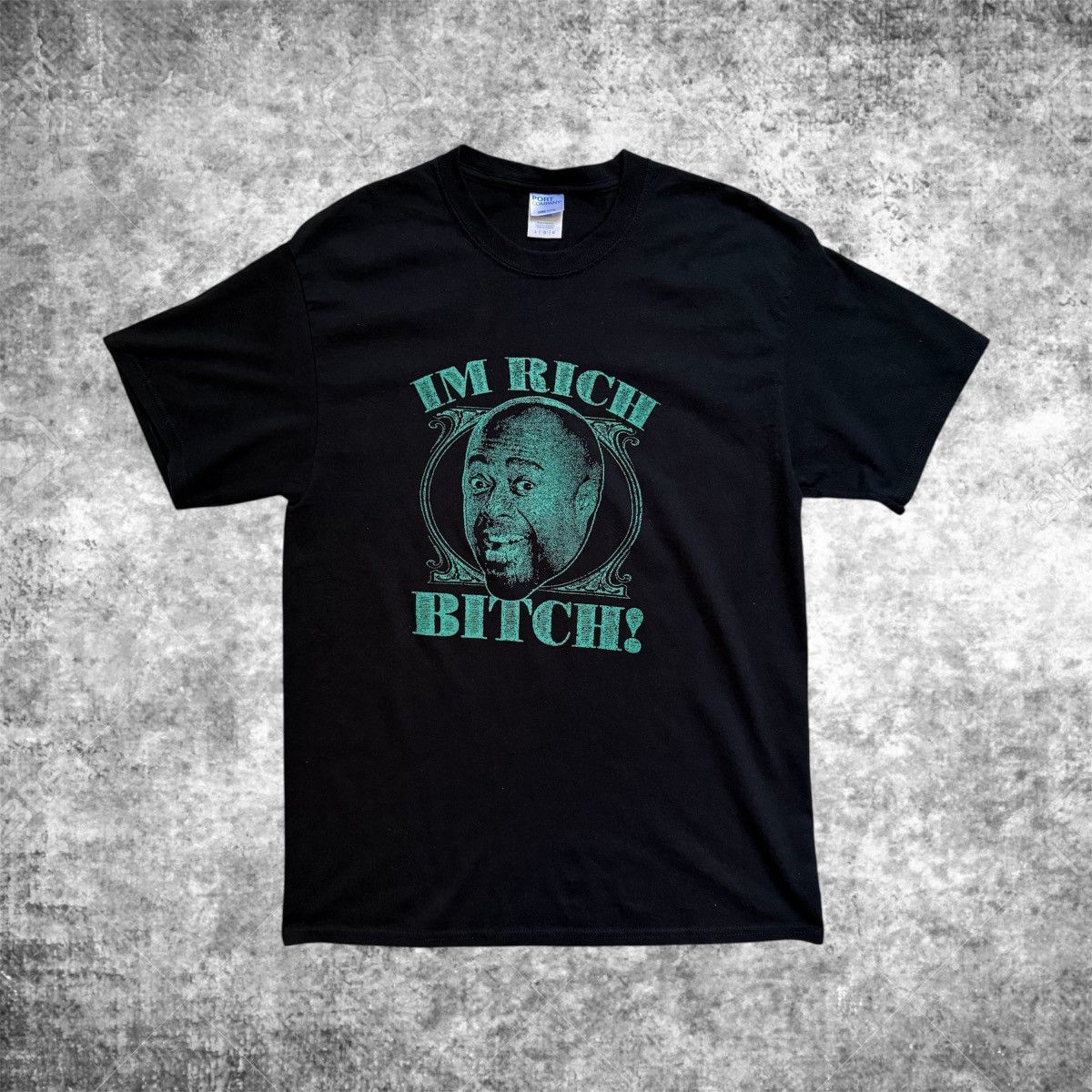 Port & Company Vintage Y2K Dave Chapelle I’m Rich Bitch! Tee Size US L / EU 52-54 / 3 - 1 Thumbnail