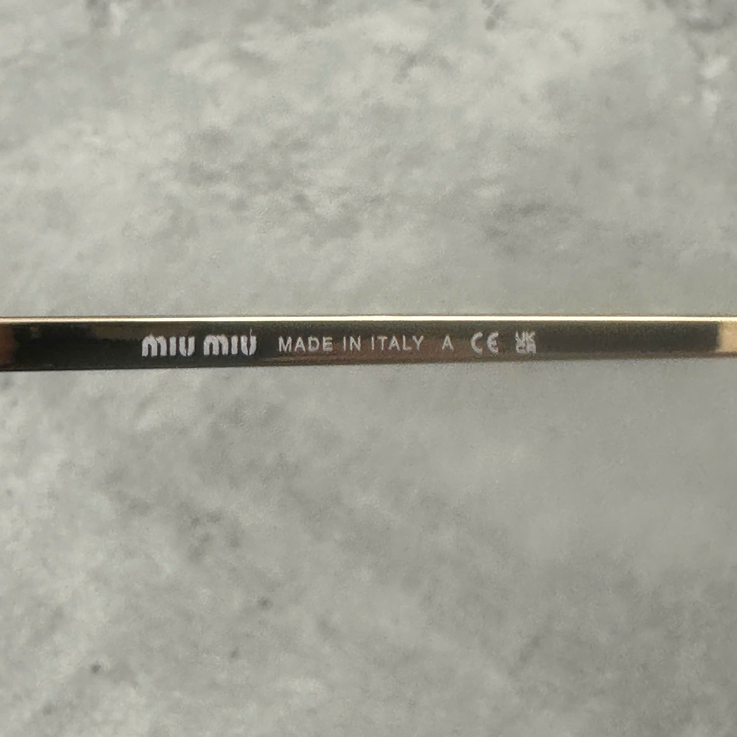 Miu Miu MIU MIU MU 56ZS 5AK09Z Sunglasses Size ONE SIZE - 5 Thumbnail