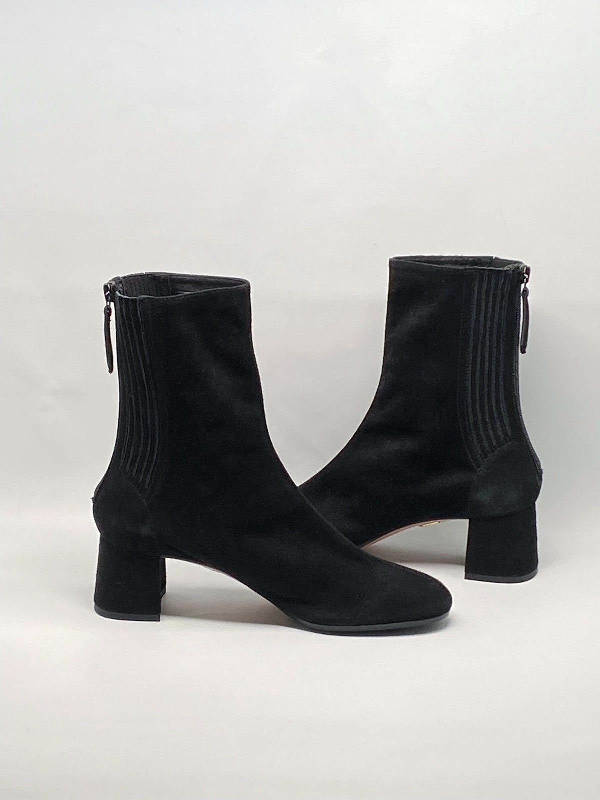 Aquazzura Aquazzura Saint Honore Suede Ankle Boots size 35.5 Size US 5.5 / IT 35.5 - 9 Thumbnail