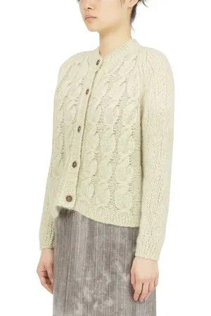 Maison Margiela o1y0625 Cardigan in Sage Green Size M / US 6-8 / IT 42-44 - 3 Thumbnail