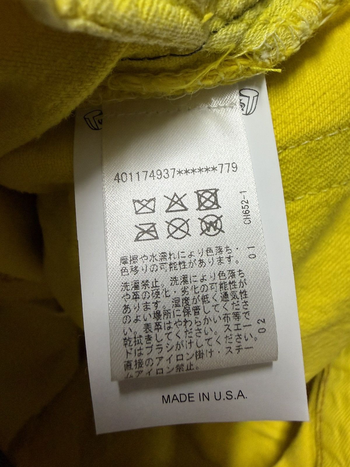 Chrome Hearts Chrome Hearts Yellow Cross Patch Levi's Jeans Size US 33 - 14 Thumbnail