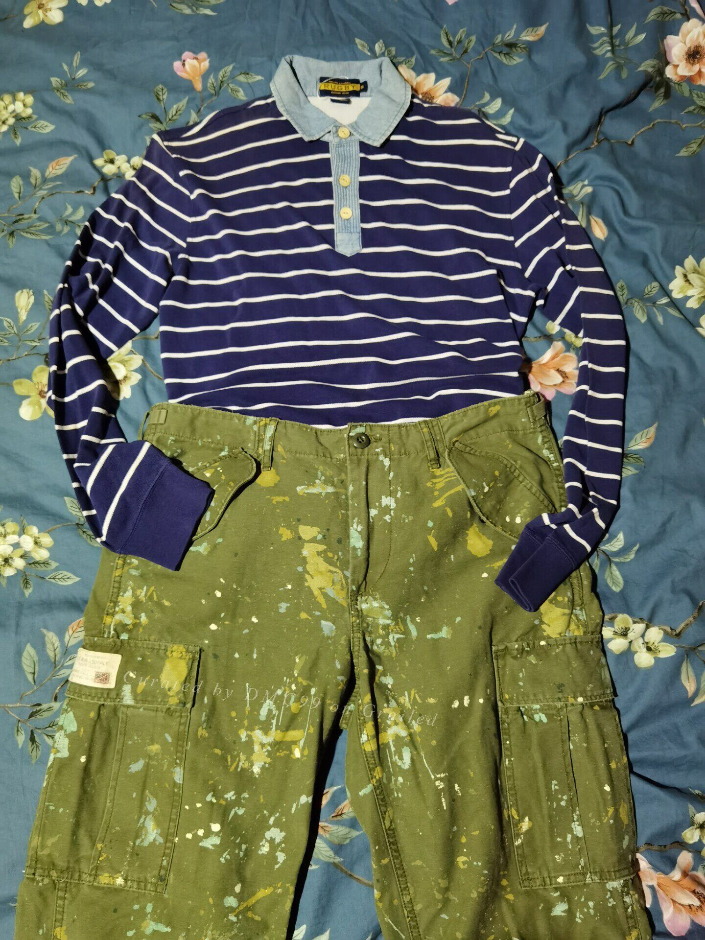 Rugby Ralph Lauren Ralph Lauren Rugby Vintage Striped Long Sleeve Size US M / EU 48-50 / 2 - 1 Thumbnail