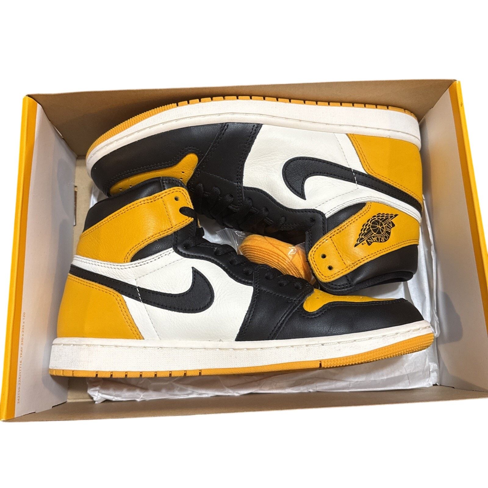 Nike Nike Air Jordan 1 Mid Taxi Black Yellow Men’s Size10.5 Size US 10.5 / EU 43-44 - 7 Thumbnail