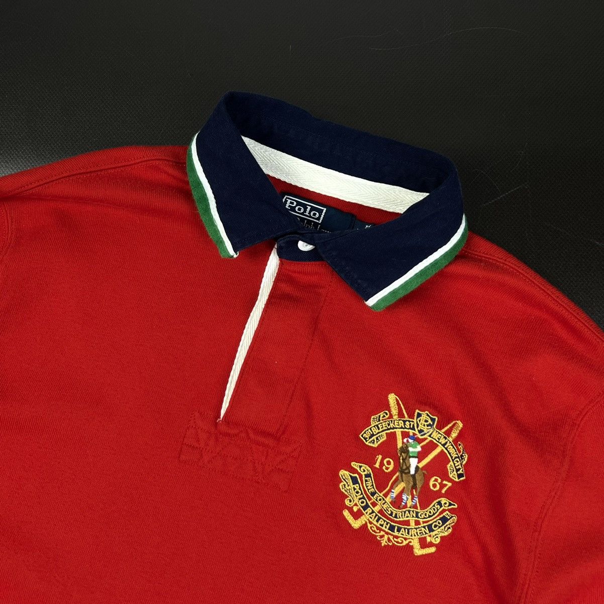 Polo Ralph Lauren × Rugby Ralph Lauren × Vintage Vintage Polo Ralph Lauren Rugby Long Sleeve Big Logo 3 Size US M / EU 48-50 / 2 - 5 Thumbnail