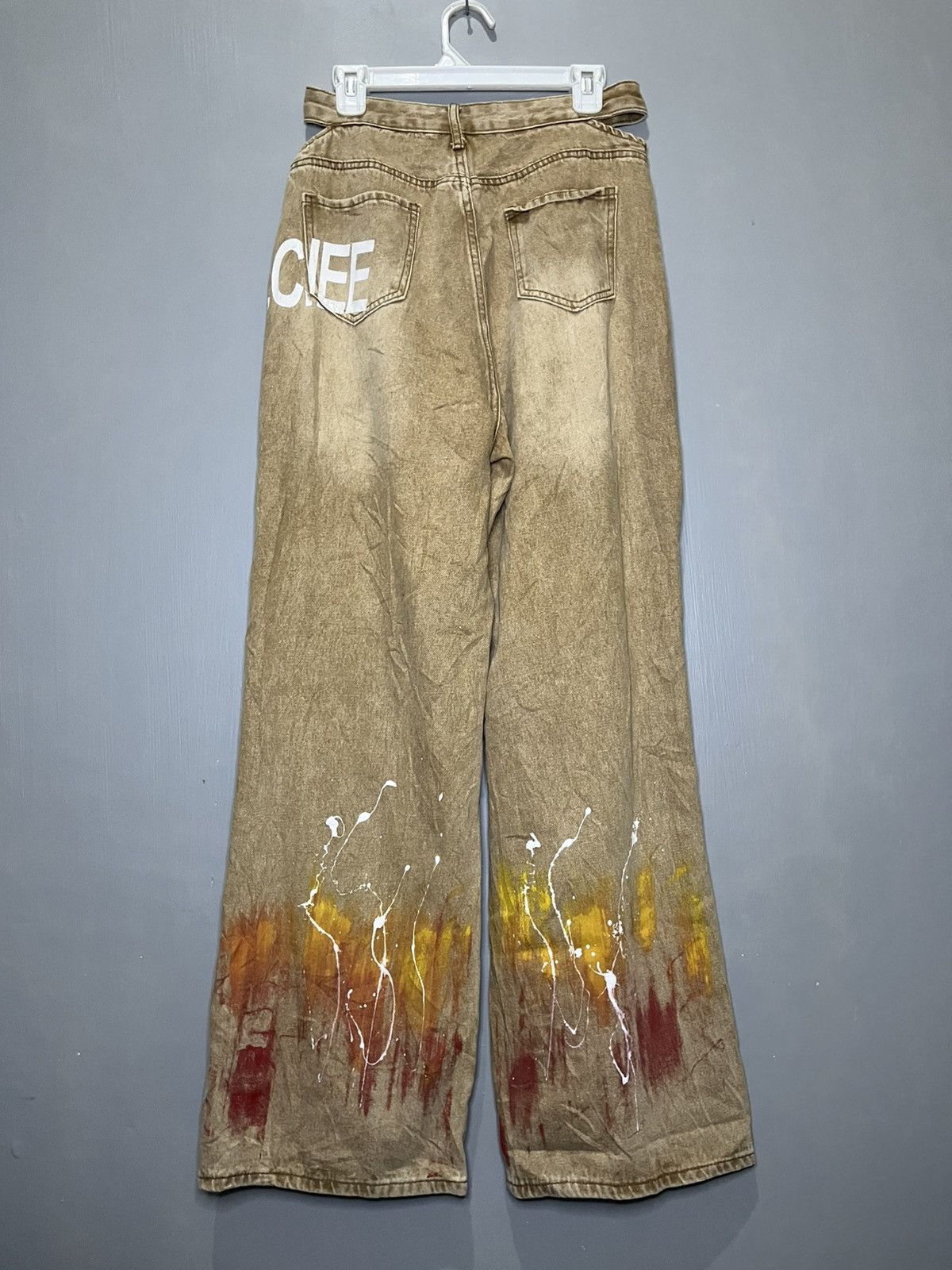 If Six Was Nine × Japanese Brand Y2K Flared Jeans Size US 31 - 4 Thumbnail
