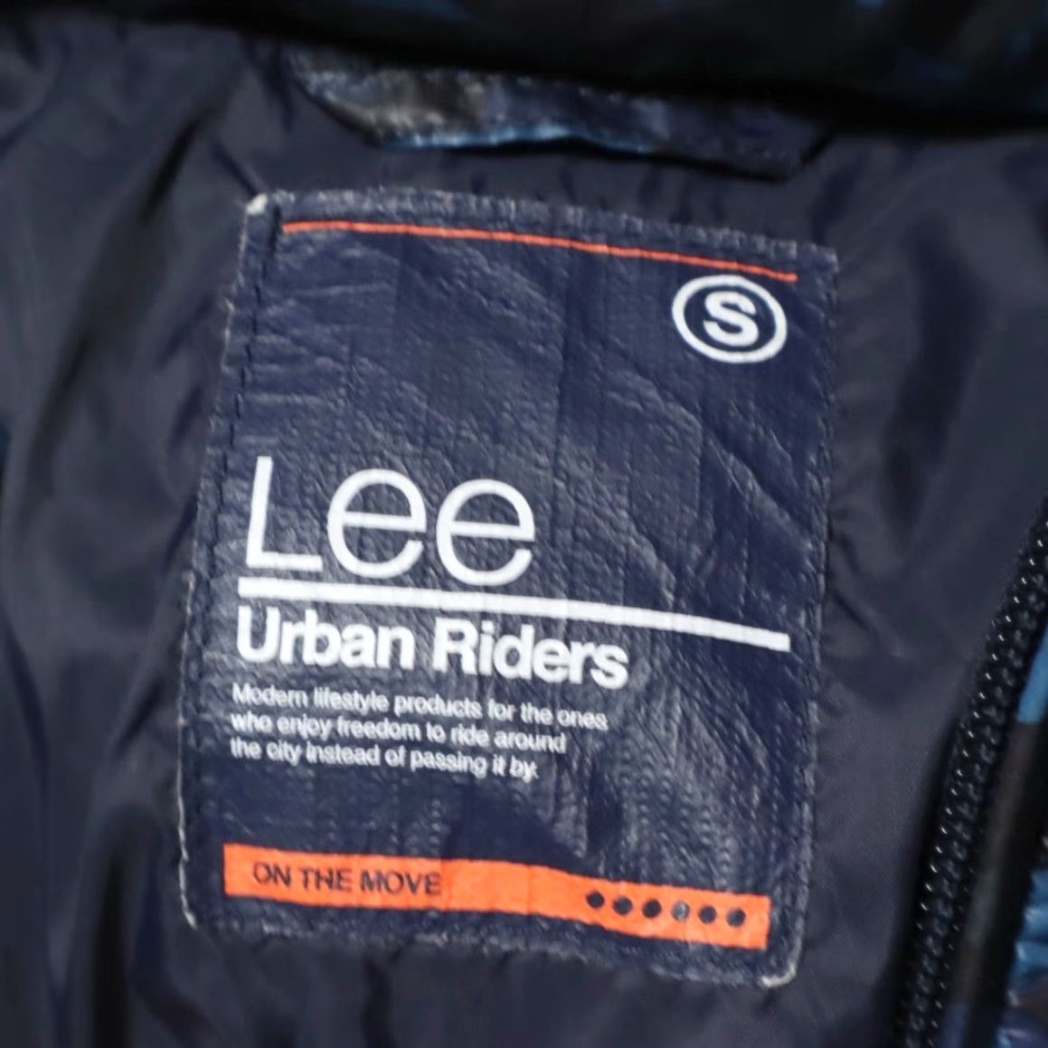 Lee Lee Urban Riders Down Equestrian Camouflage Mock Long Sleeve Jacket Blue Women's S Shirt Size S / US 4 / IT 40 - 5 Thumbnail