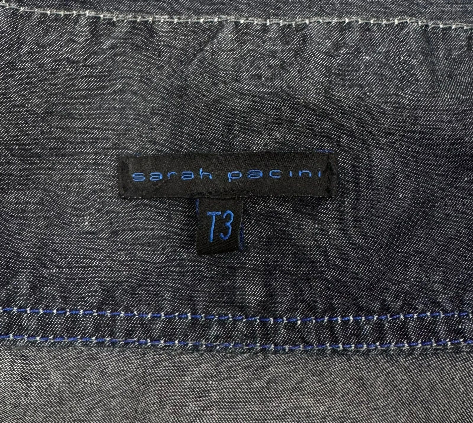 Sarah Pacini Sarah Pacini Cotton Linen Coat size T3 Size L / US 10 / IT 46 - 13 Thumbnail