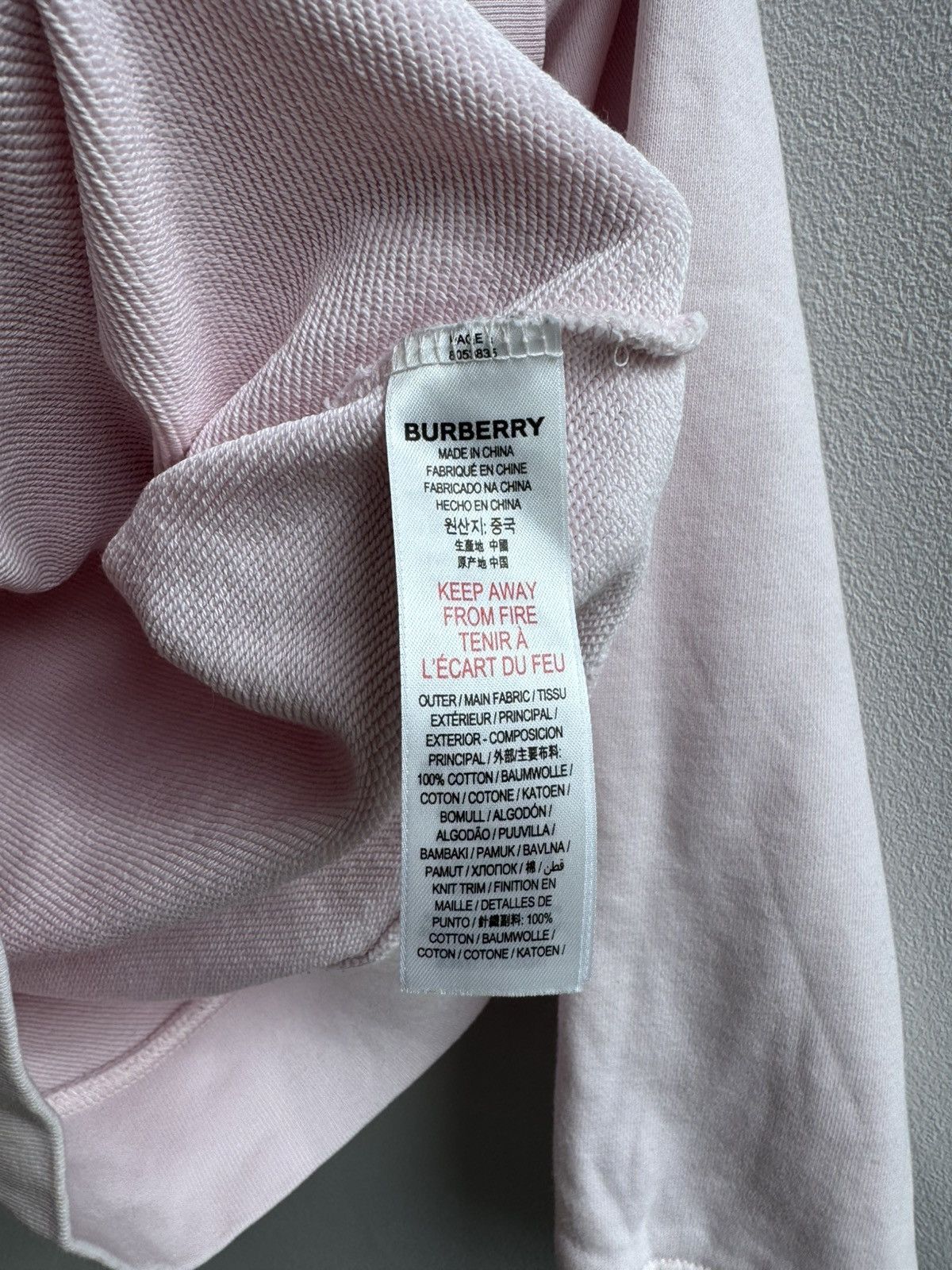 Burberry Burberry Brit Mens Orange Logo Full Zip Hoodie Size 8 Years Size US XXS / EU 40 - 13 Thumbnail