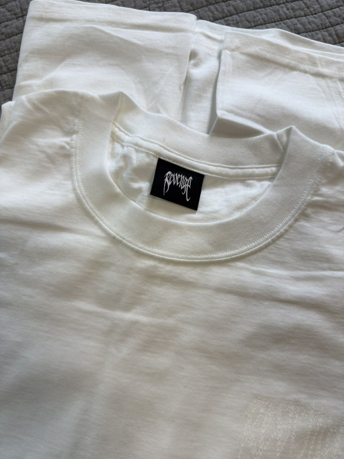 Playboy × Revenge Revenge Playboy bunny white on white tshirt Size US XXL / EU 58 / 5 - 6 Thumbnail