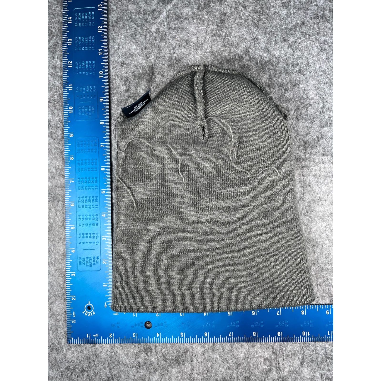 Walmart Walmart Beanie Adult One Size Gray Knit 100% Acrylic Outdoor Ski Hat Mens Size ONE SIZE - 5 Thumbnail