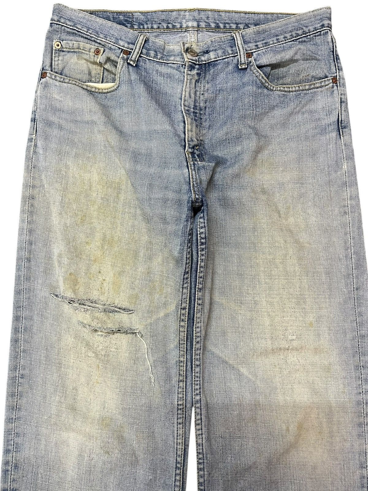 LVC × Levi's × Levi's Vintage Clothing Vintage Levi’s 533 Baggy Distressed Denim Size US 35 - 2 Thumbnail