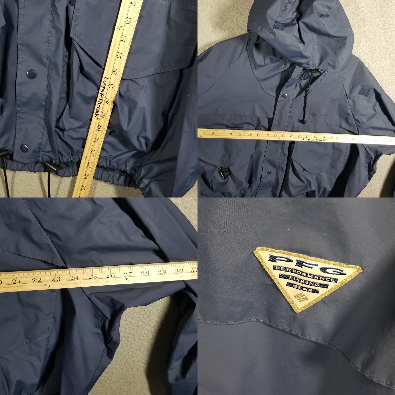 Vintage VINTAGE Columbia Wading Fly Fishing SST Shell Jacket Hooded Coat Blue XL Mens Jacket Size US XL / EU 56 / 4 - 8 Thumbnail