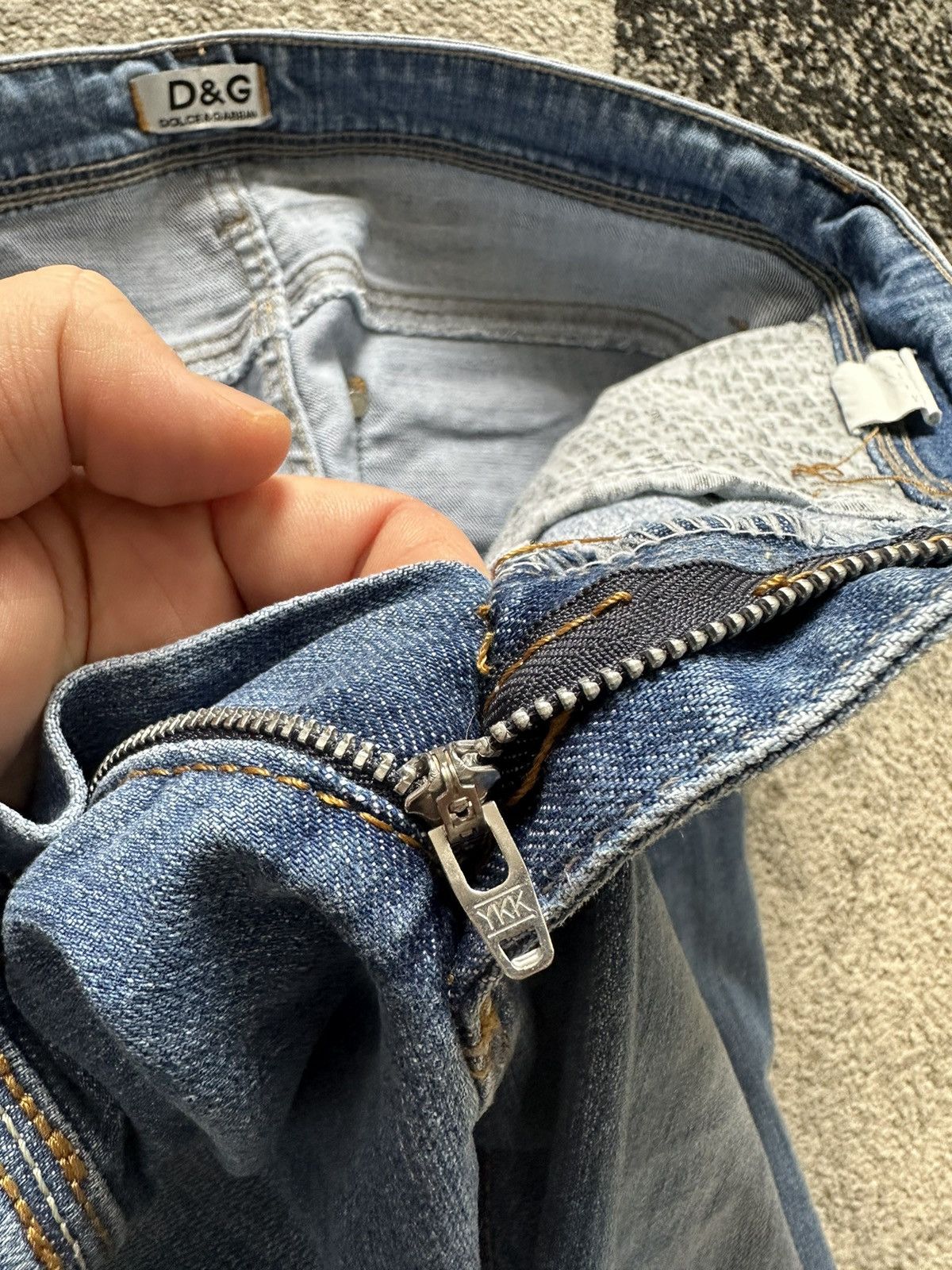 Dolce & Gabbana Vintage Dolce & Gabbana Faded Wash Style Jeans Size US 34 / EU 50 - 15 Thumbnail