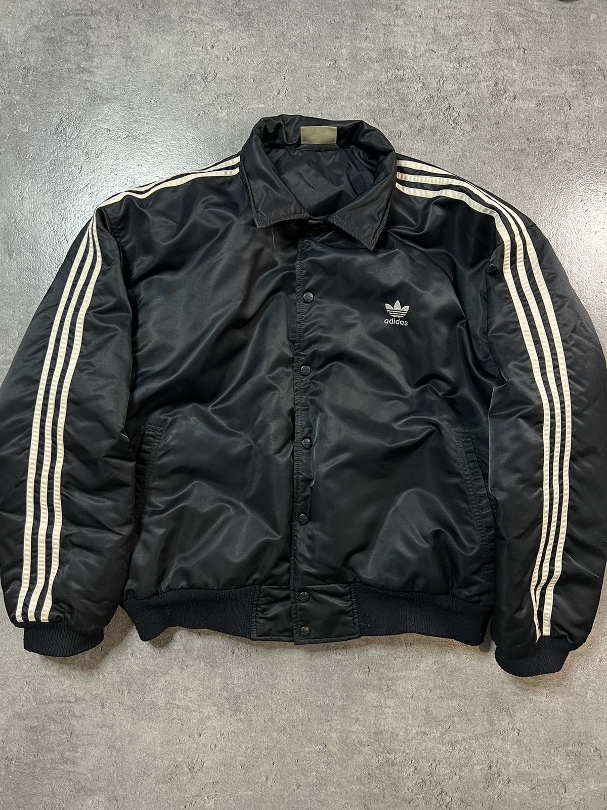 image of Adidas 90's Bomber in Black, Men's (Size XL)