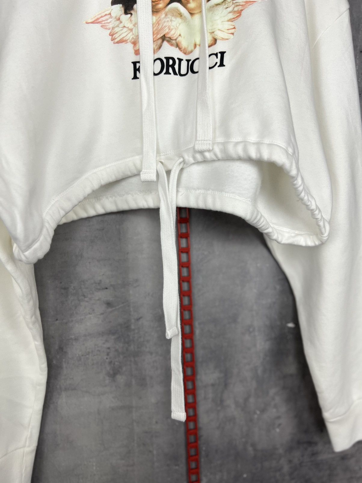 Fiorucci Fiorucci Cherubs Angels Crop Hoodie - Size L Size L / US 10 / IT 46 - 5 Thumbnail
