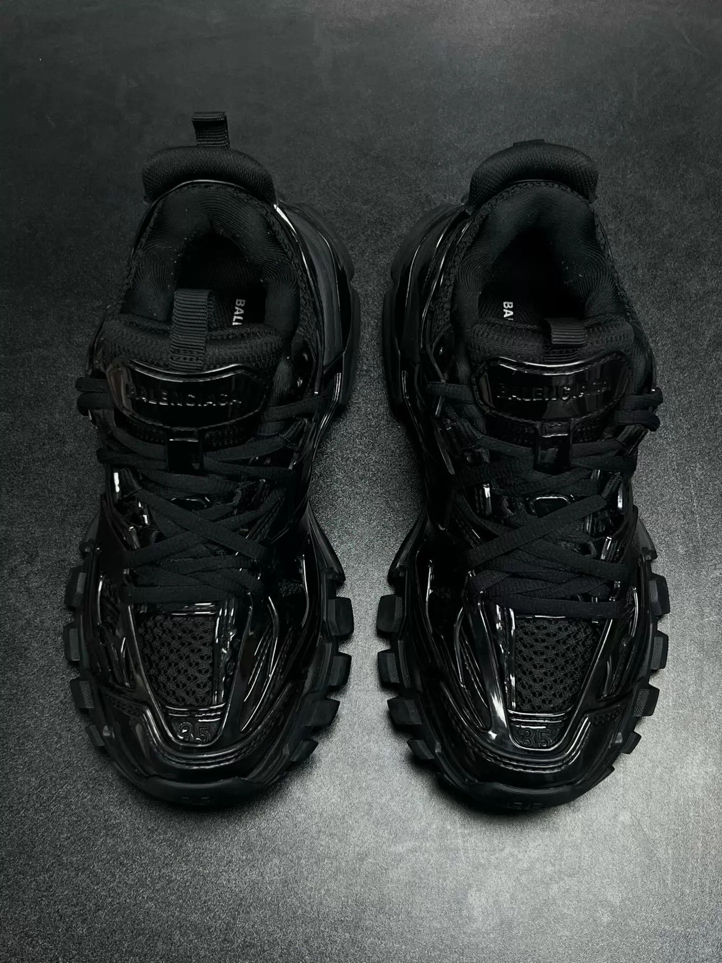 Balenciaga Balenciaga Track Black Patent Leather Wmns 35 Worn 1x Mint Size US 4.5 / IT 34.5 - 3 Thumbnail