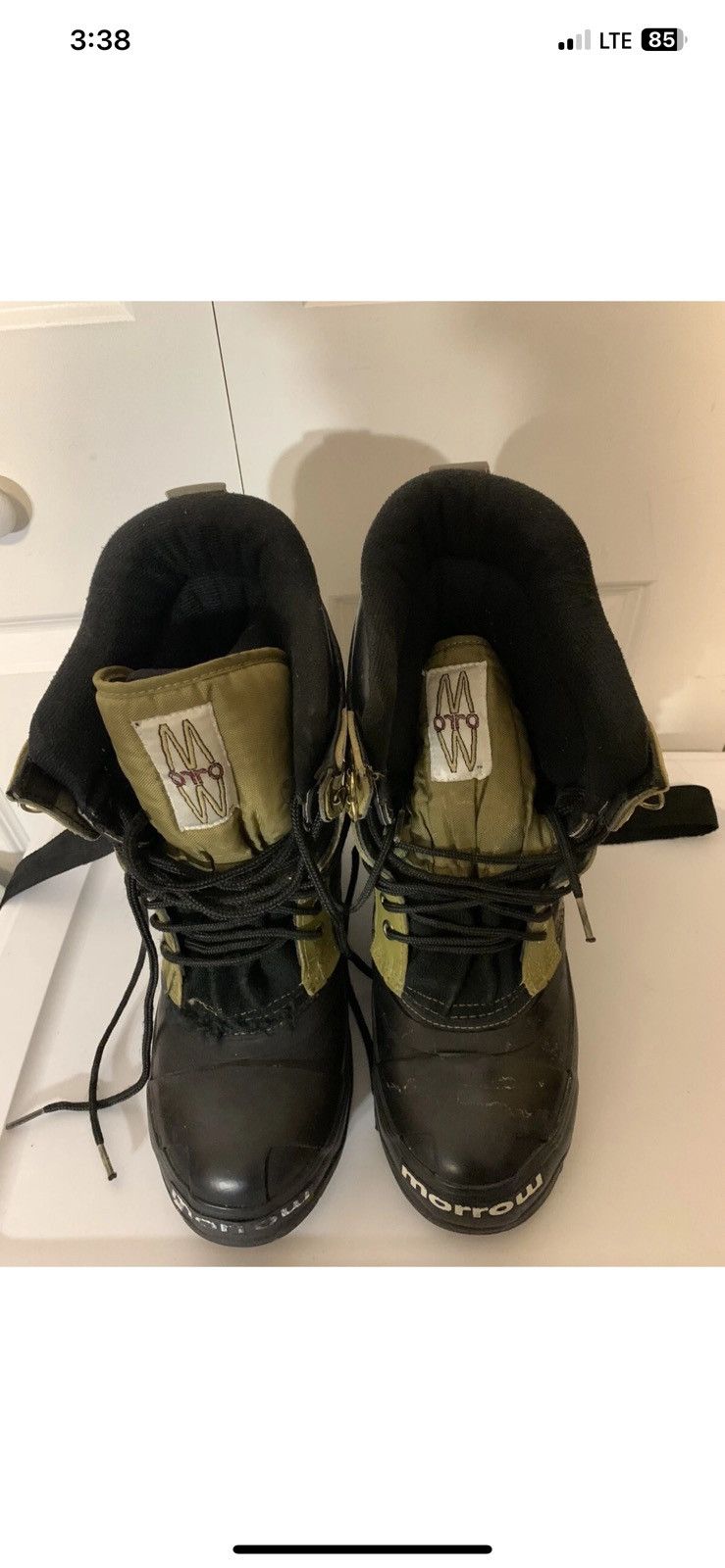 Other Morrow snowboard boots mens sz 8 black green Size US 8 / EU 41 - 3 Thumbnail
