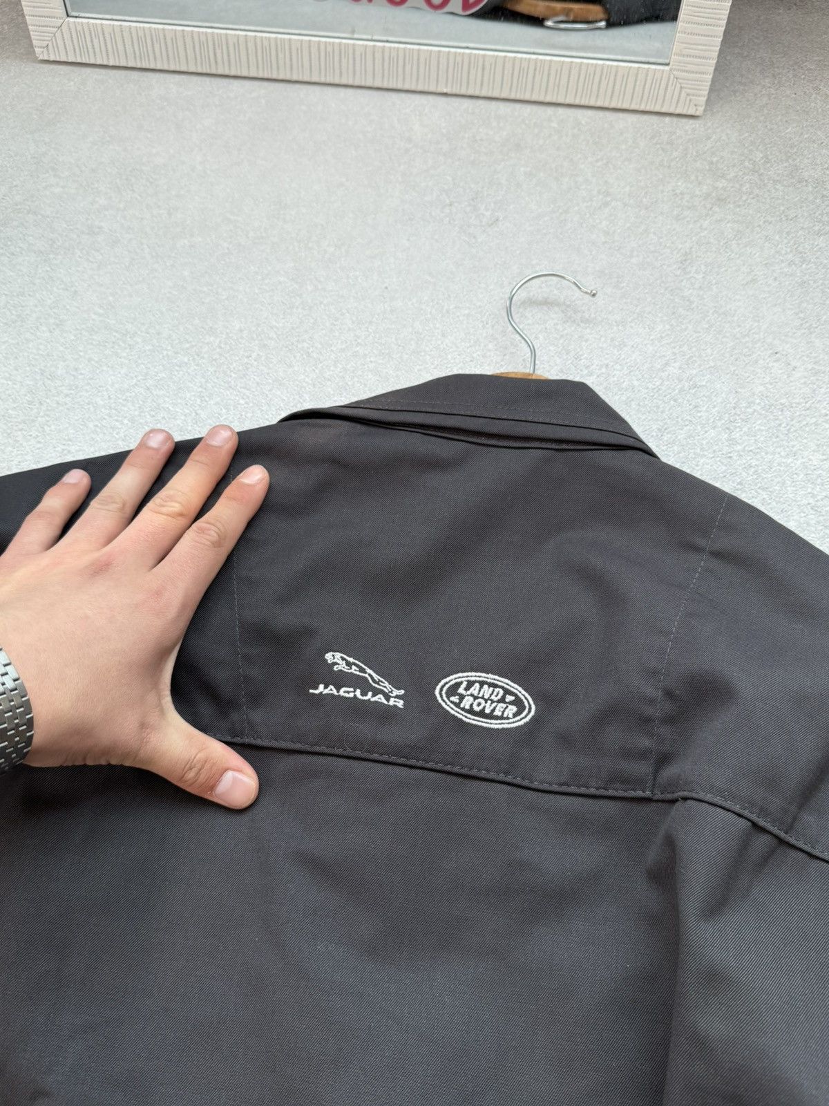 NASCAR Vintage Jaguar Land Rover Workwear Racing Jacket OverShirt Size US XXL / EU 58 / 5 - 8 Thumbnail