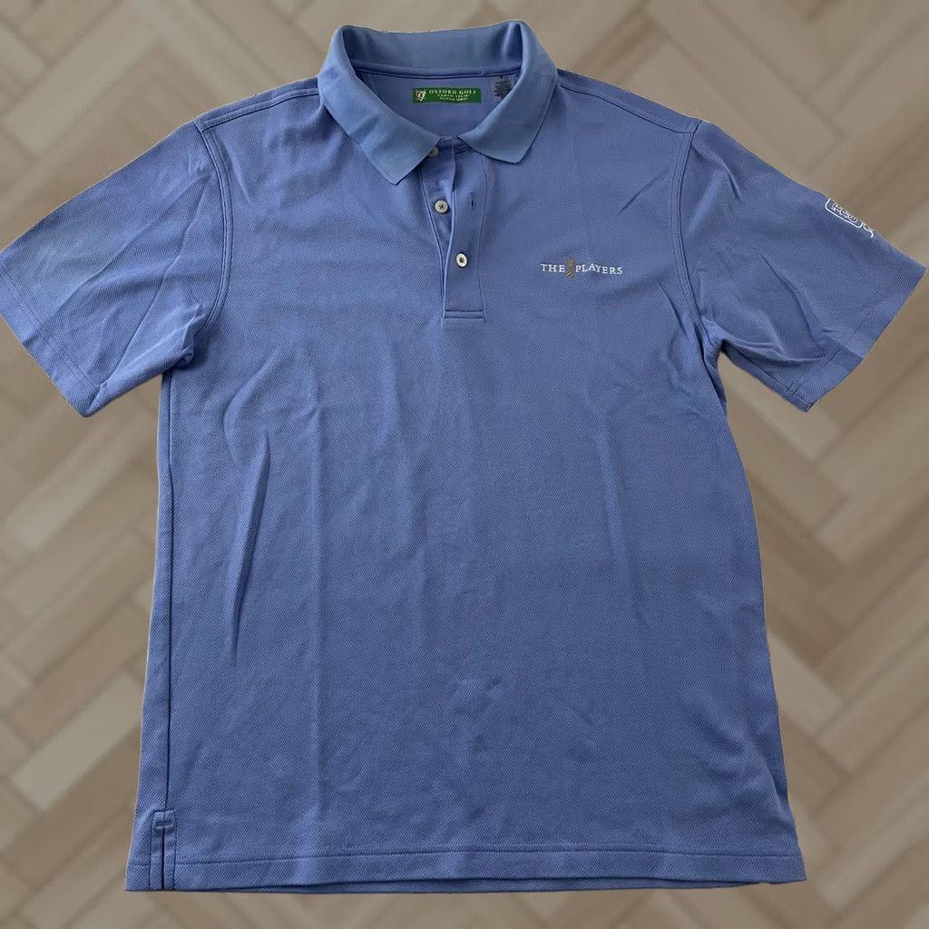 Superdry Oxford Shirt Mens S Blue Short Sleeve Polo Oxford Golf Earth Tech Super Dry The Players Polo Shirt Mens S Blue Size US S / EU 44-46 / 1 - 1 Thumbnail