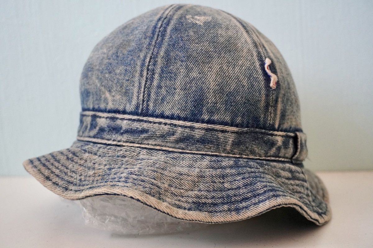 Denim bucket hat usa rare hat