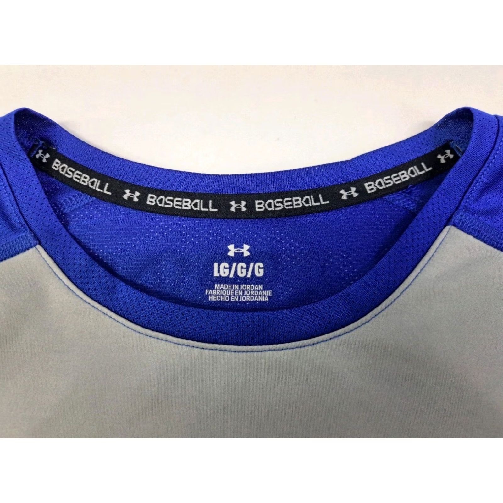 Under Armour Under Armour Mens 3/4 Sleeve Baseball Shirt Blue/Grey Size L Crew Neck P/SP 7004 Size US L / EU 52-54 / 3 - 2 Thumbnail