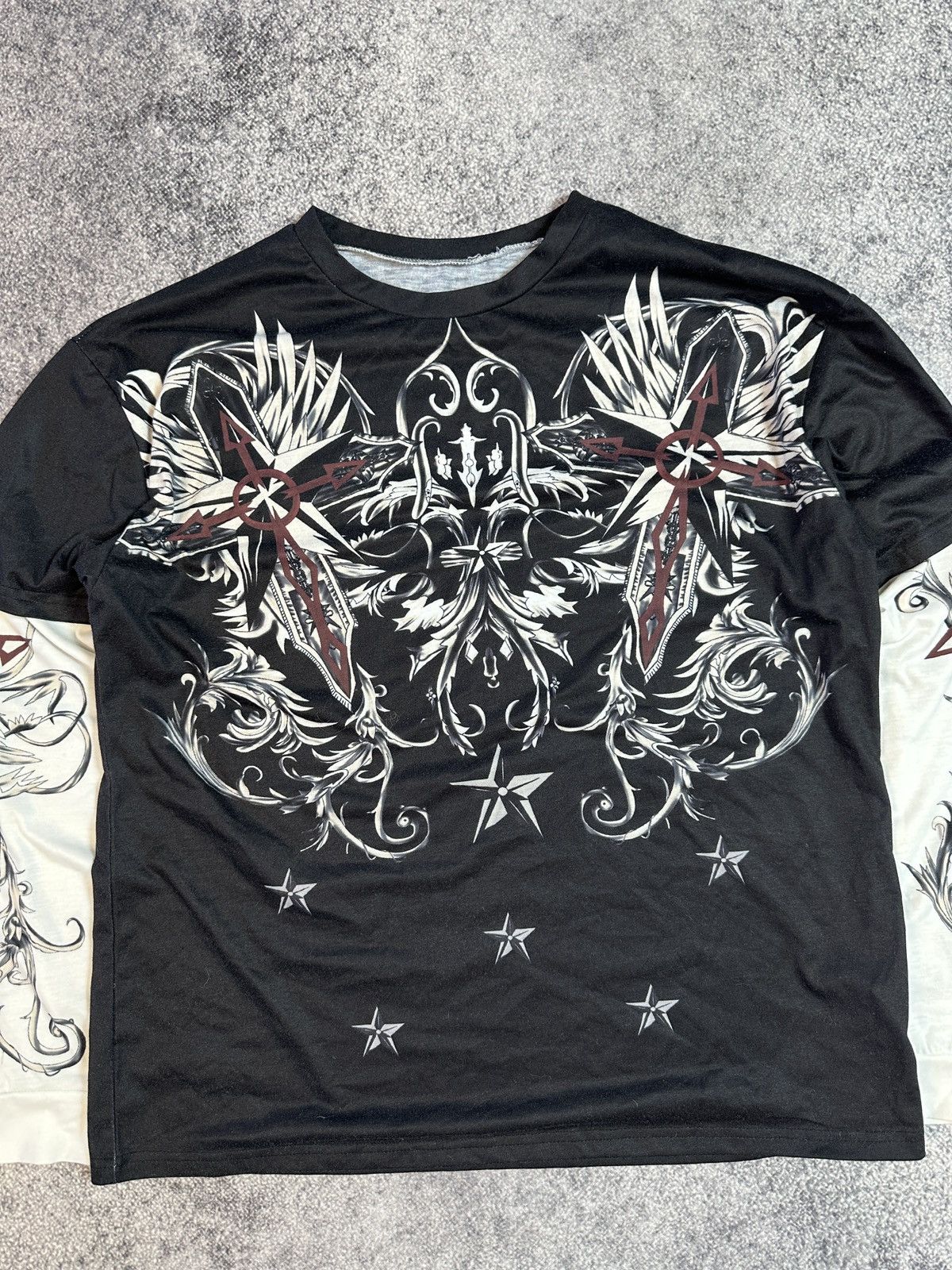 Other Y2K Style Affliction Logo Cross Long Sleeve Streetwear Opium Size US M / EU 48-50 / 2 - 3 Thumbnail