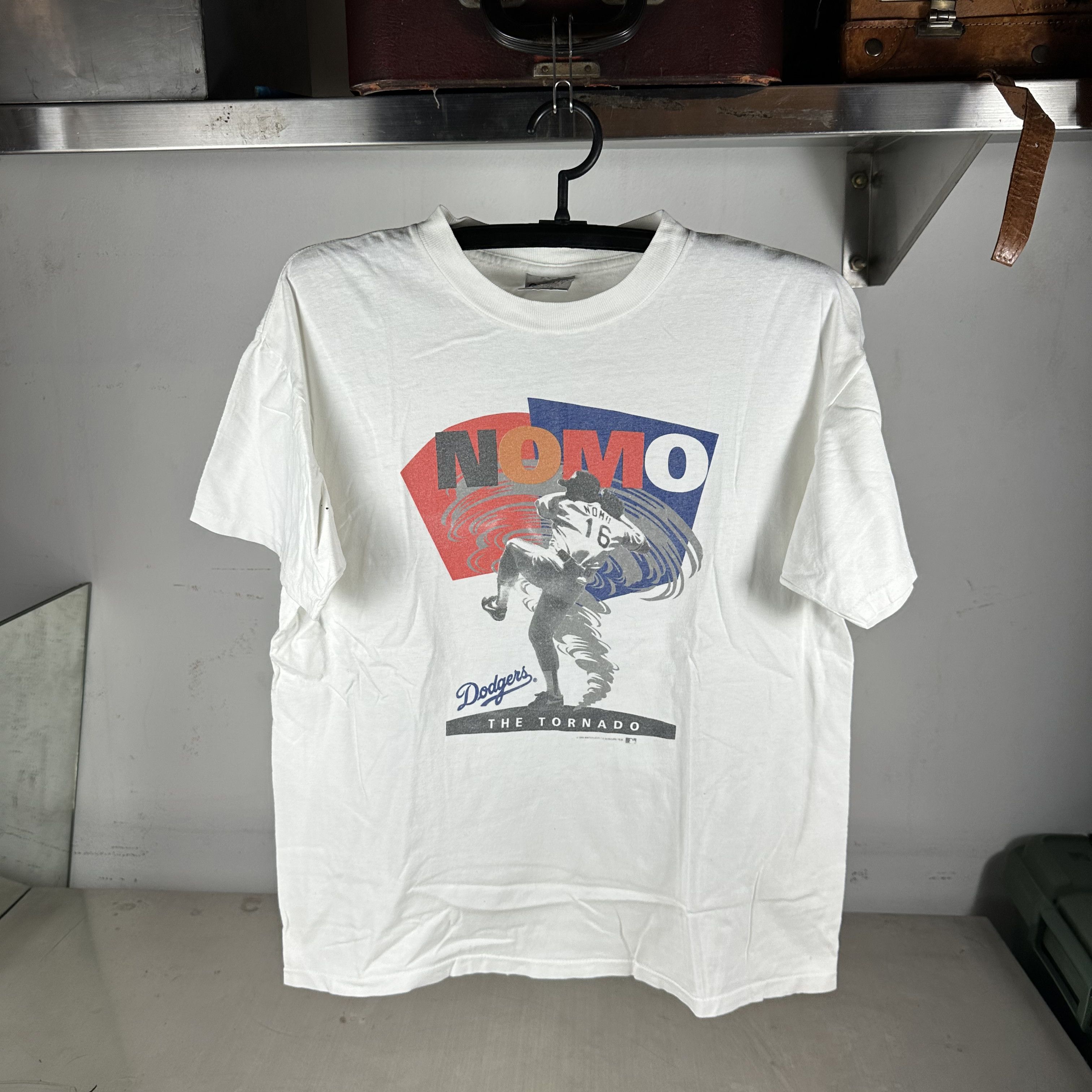 1995 Hideo Nomo Los Angeles Dodgers MLB The Tornado Tee