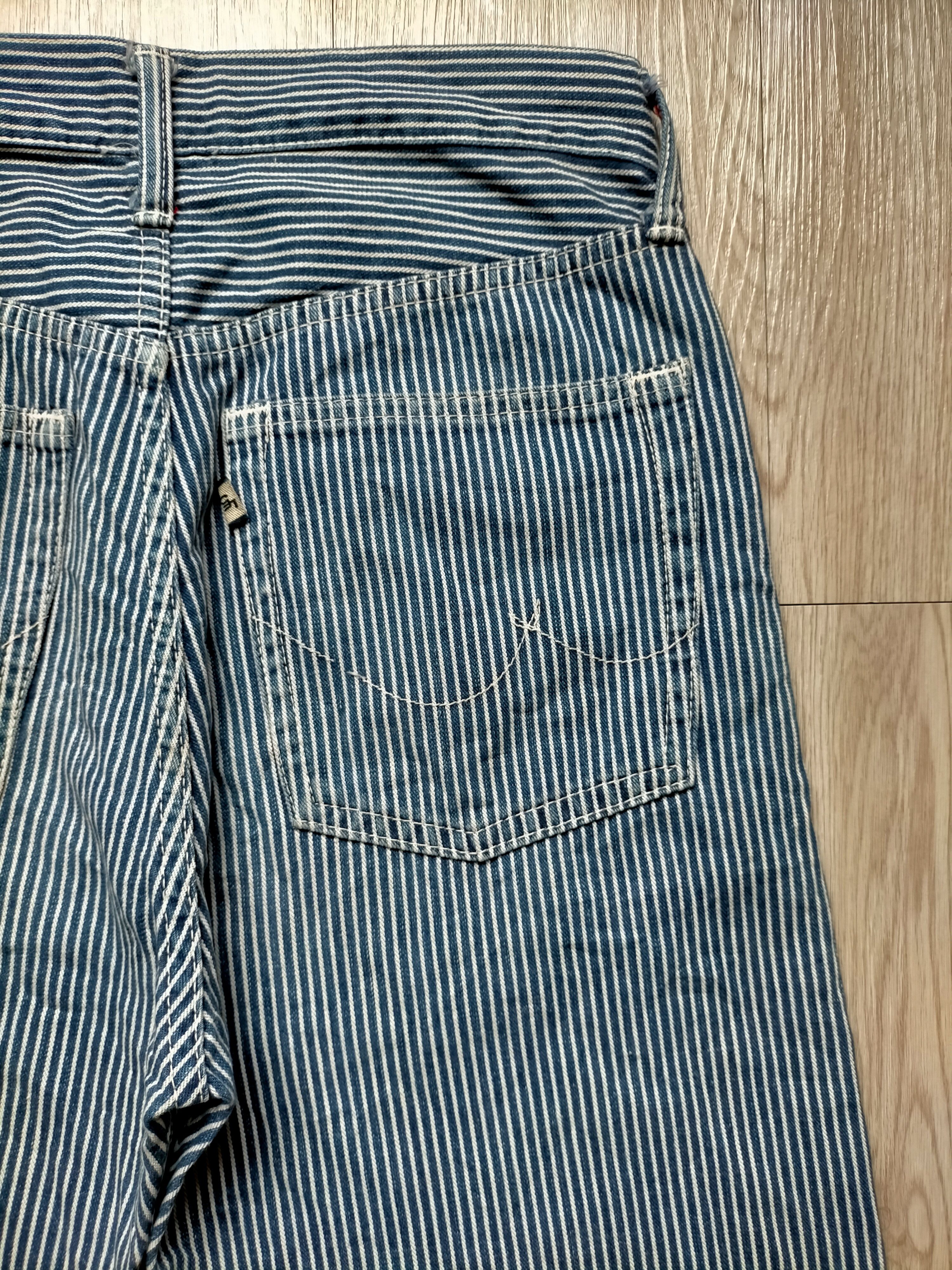 45rpm 45rpm Hickory Stripe Japan Denim pants Size US 28 / EU 44 - 9 Thumbnail