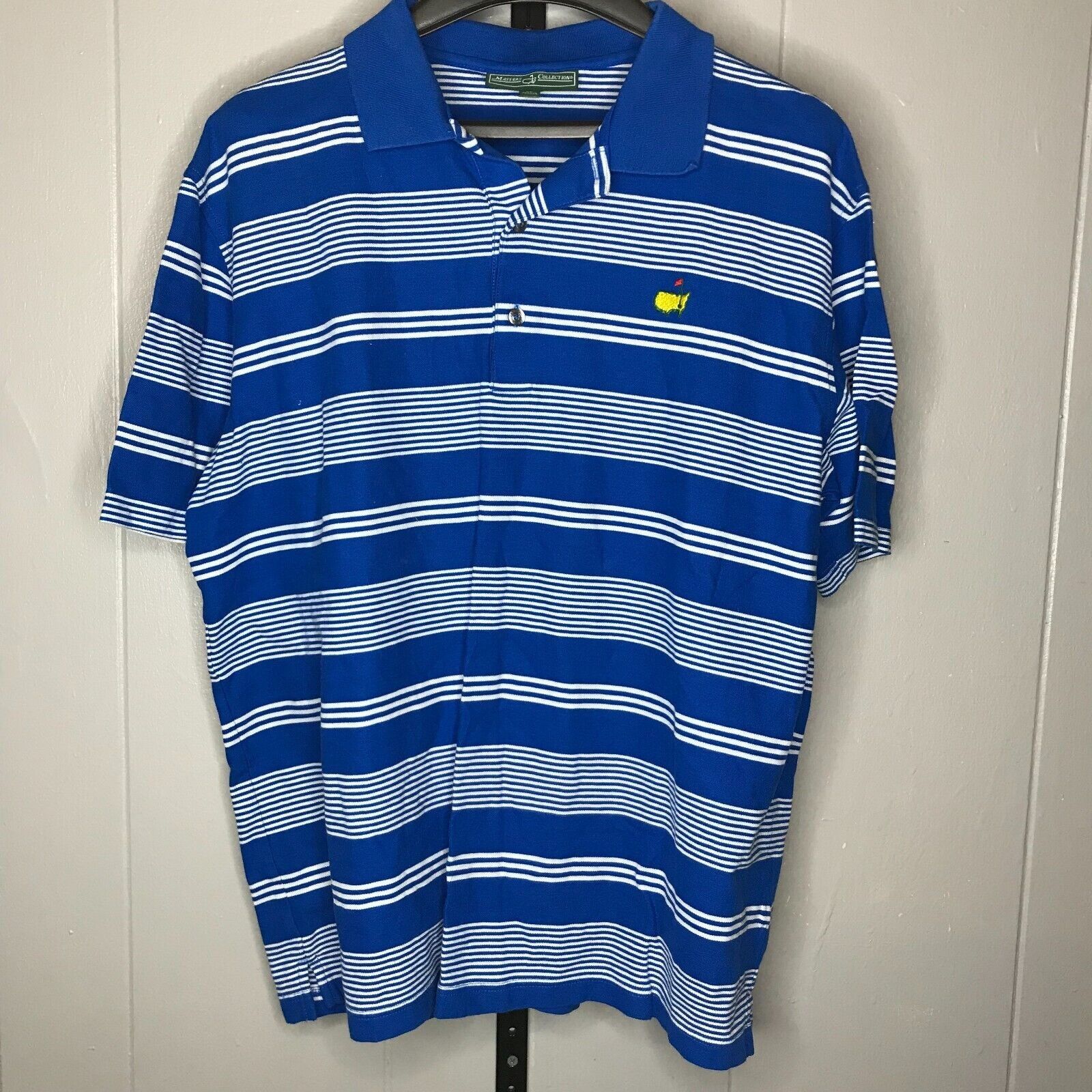 The Masters The Masters Performance Golf Polo Shirt Men XL Black White B Size US XL / EU 56 / 4 - 1 Thumbnail