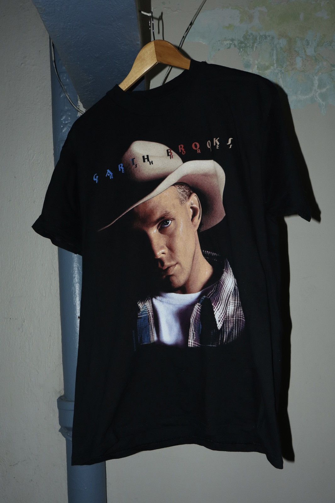 Band Tees Vintage 90’s Garth Brooks Fresh Horses Tour T-Shirt Size US L / EU 52-54 / 3 - 5 Thumbnail
