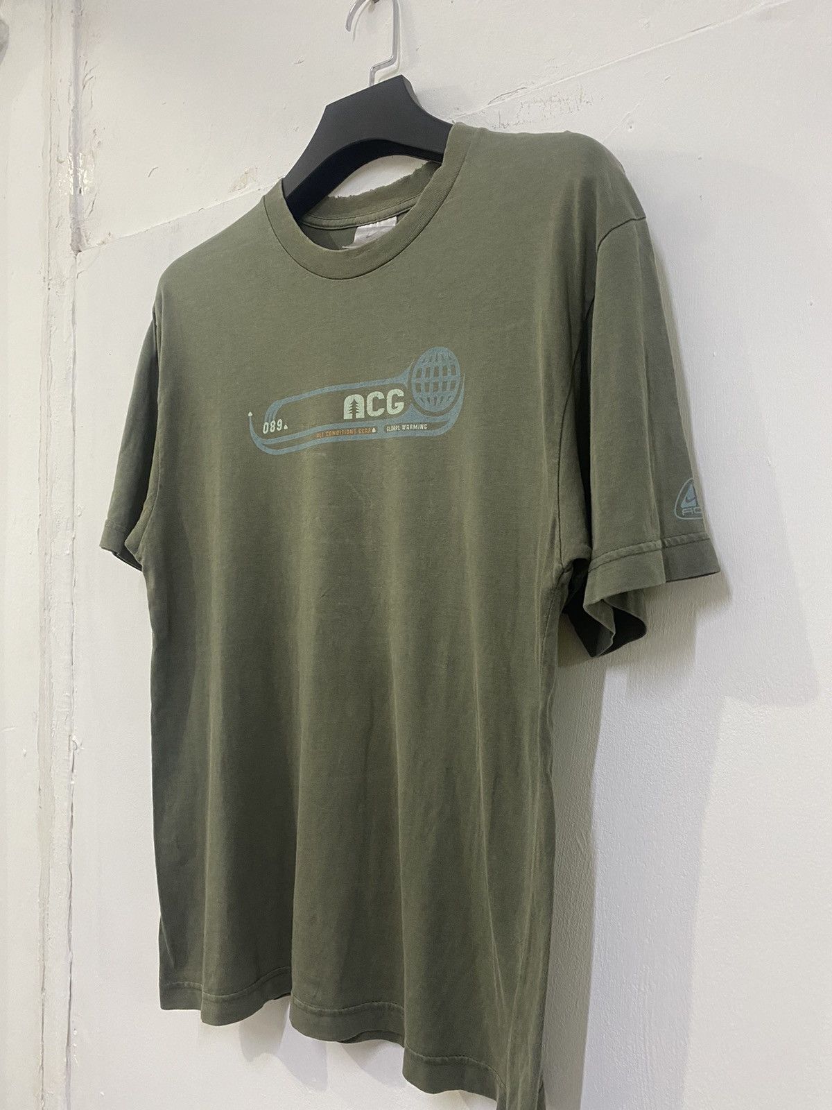 Nike ACG 💥 NIKE ACG GLOBAL WARMING GREEN ARMY COLOUR Size US L / EU 52-54 / 3 - 3 Thumbnail