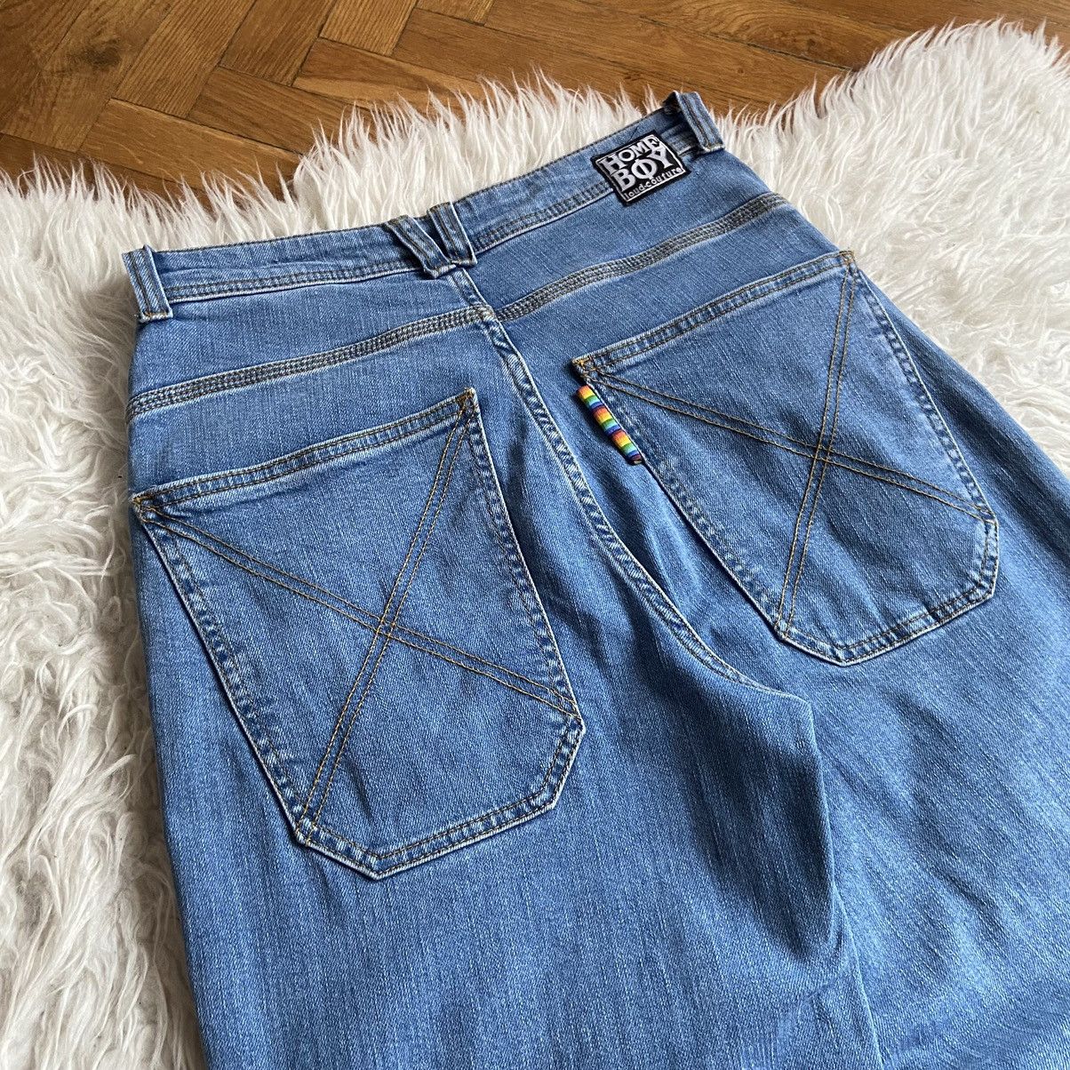 Japanese Brand × Vintage 📌 HomeBoy Loud Couture X-tra Baggy Denim Y2K Jeans Size US 28 / EU 44 - 5 Thumbnail