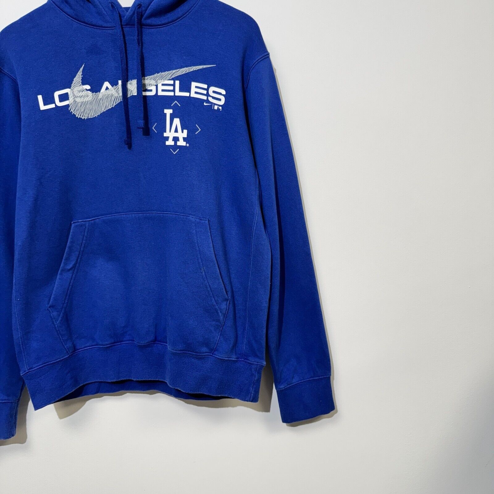 Nike × Vintage Nike Unisex Blue Cotton Hoodie Size S Los Angeles NBA Sport Size US S / EU 44-46 / 1 - 3 Thumbnail