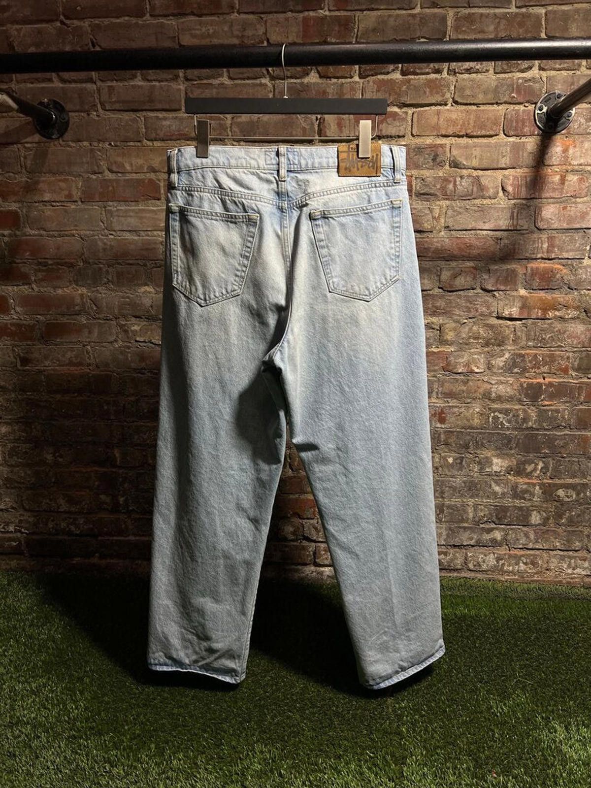 Stussy Stussy Light Wash Big OL Jeans Sz. 32 Size ONE SIZE - 2 Thumbnail