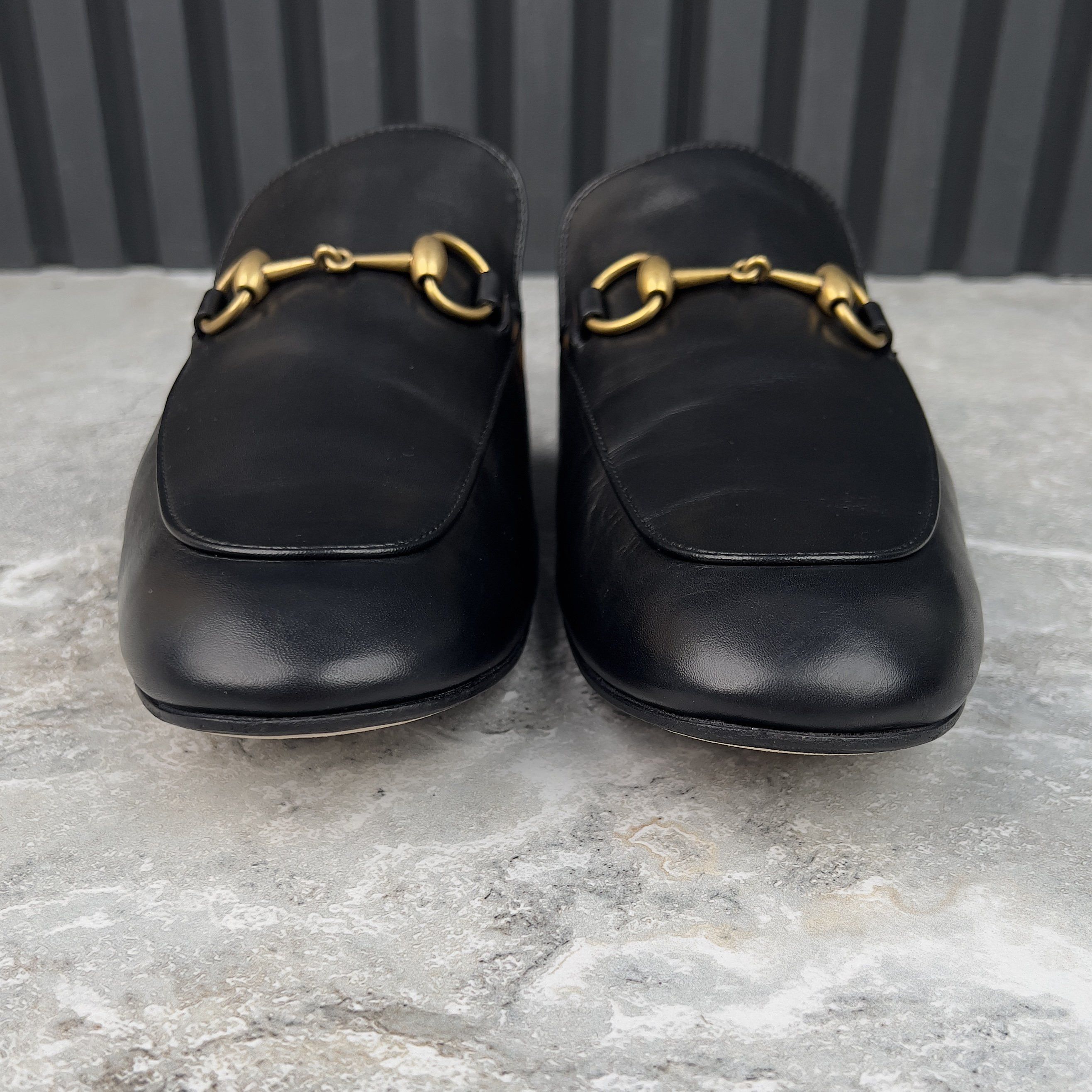 Gucci Princetown Horsebit Mule Black Leather Size US 10.5 / EU 43-44 - 4 Thumbnail