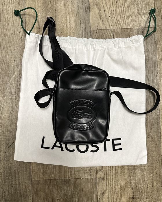 Supreme lacoste cheap shoulder bag