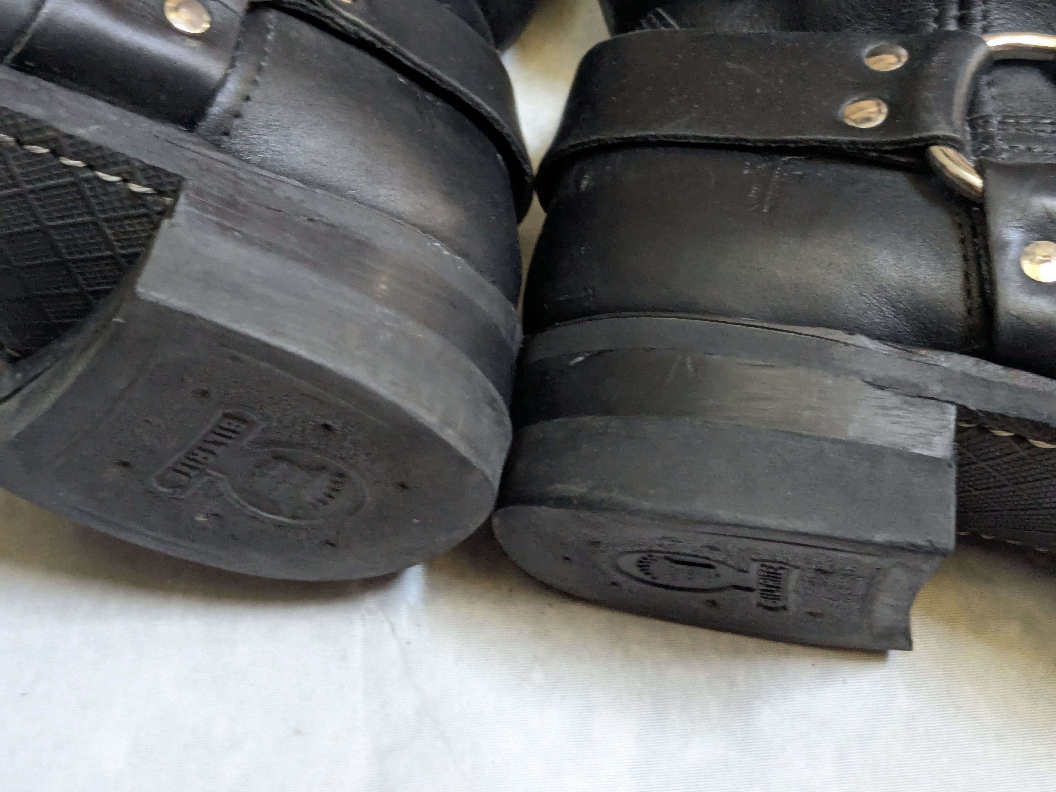 Frye Frye Harness Boots Black 10.5 M Straps Leather Size US 10.5 / EU 43-44 - 18 Thumbnail