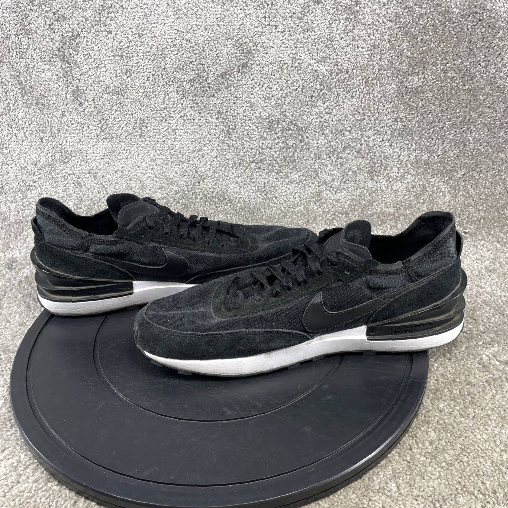 Nike Nike Waffle One Shoes Mens Size 11.5 Black Leather Casual Sneaker Size US L / EU 52-54 / 3 - 7 Thumbnail
