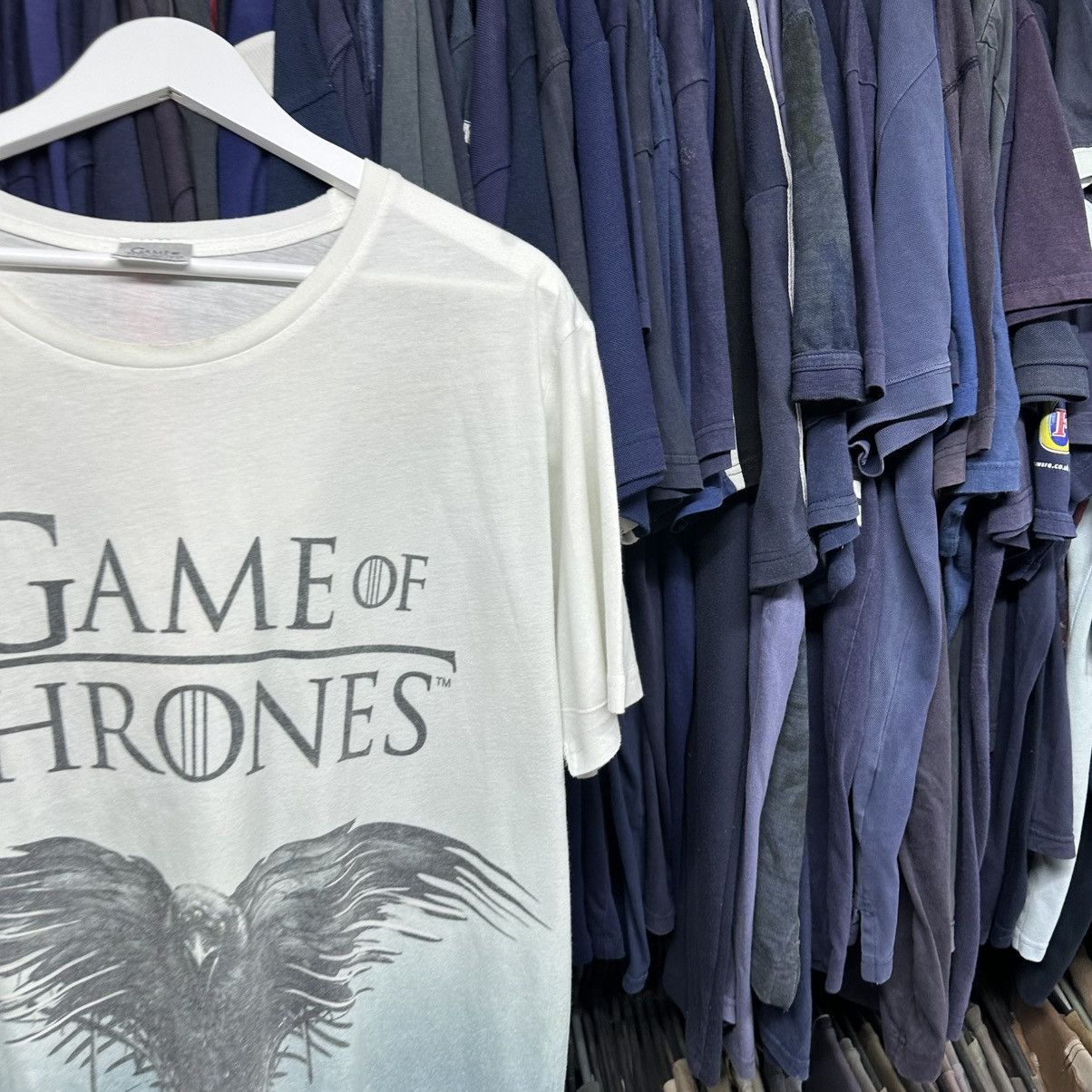 The Game VTG Adult Game Of The Thrones T-shirts Big Logo Movie 00s Size US XL / EU 56 / 4 - 10 Thumbnail