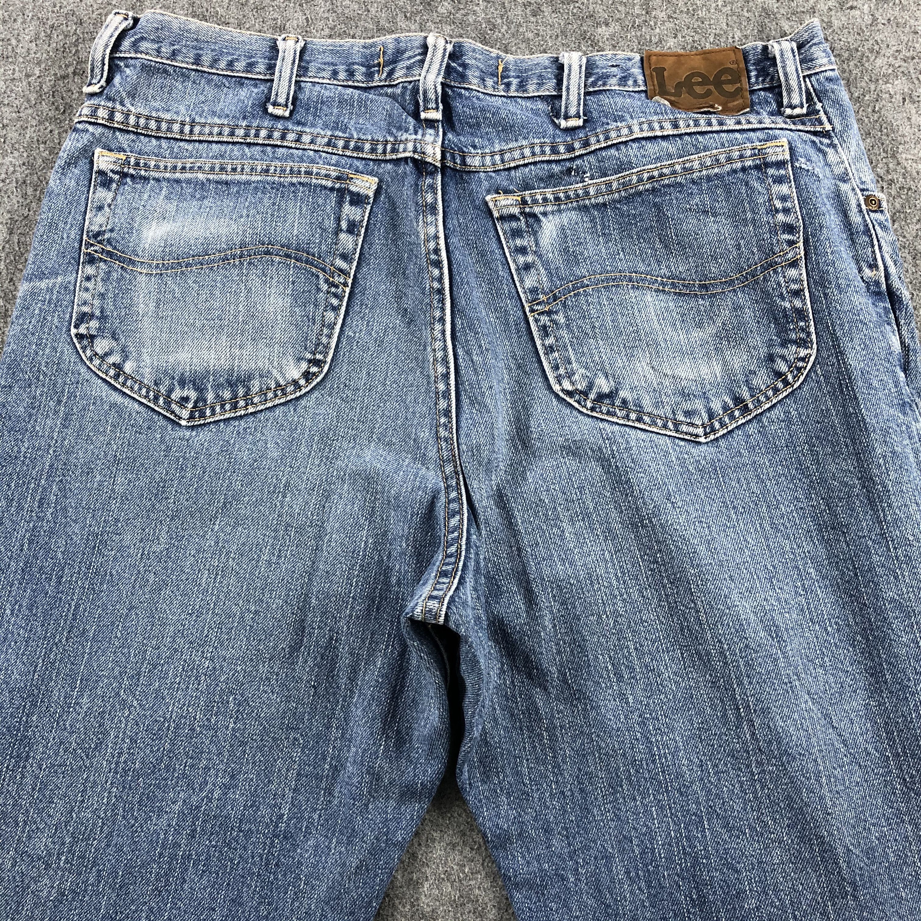Lee Vintage Blue Wash Lee Jeans-J1573 Size US 38 / EU 54 - 4 Thumbnail