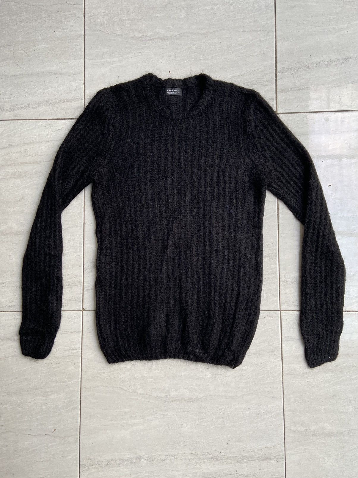 Zara ZARA MAN Black Knit Sweater Size US S / EU 44-46 / 1 - 6 Thumbnail