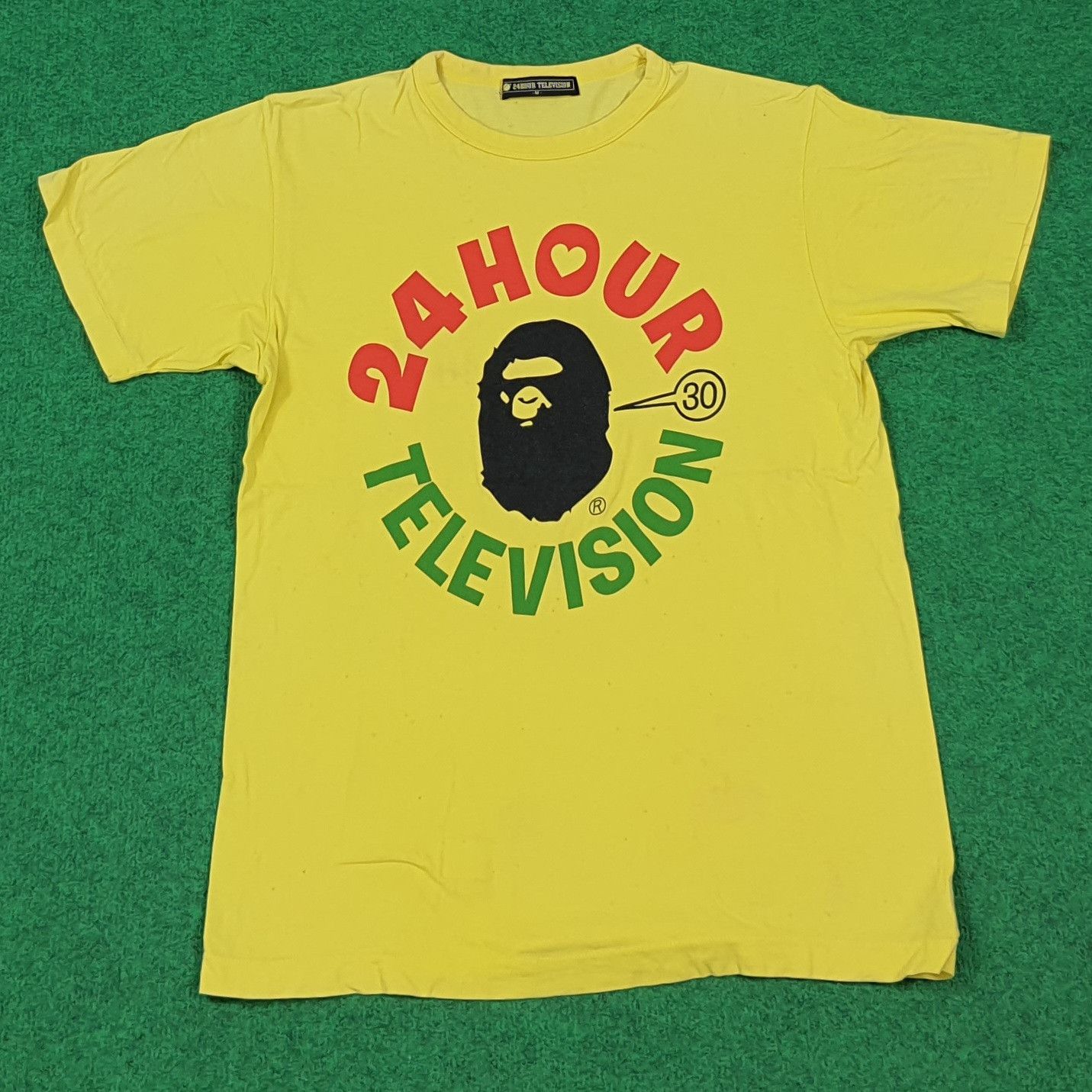 Japanese Brand Vintage BAPE x 24 Hour Television Charity Tshirt C285N40 Size US S / EU 44-46 / 1 - 1 Thumbnail
