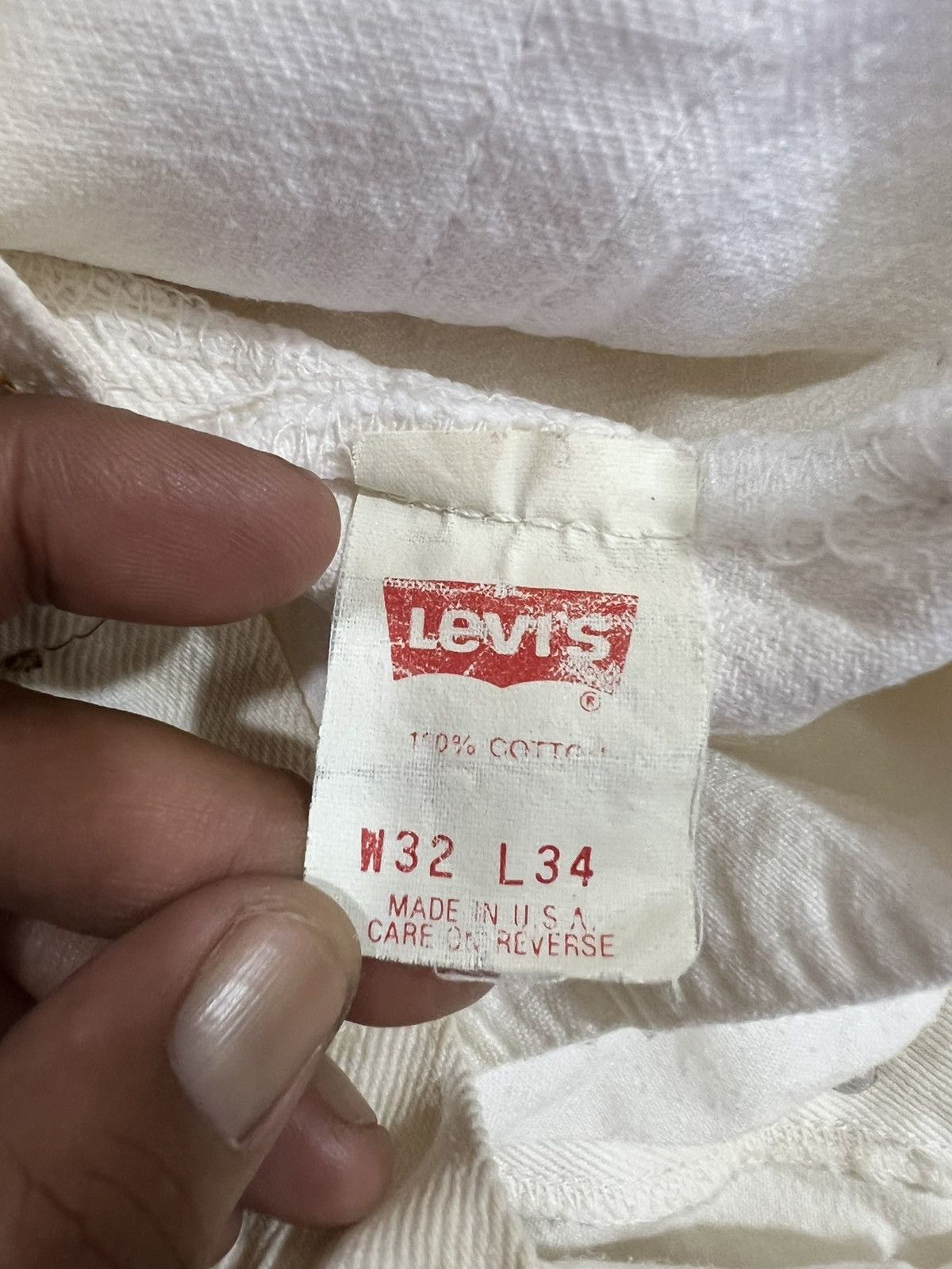 Levi's Vintage Clothing 🔥Vintage Levis 501 Button 520 Denim Size US 31 - 17 Thumbnail