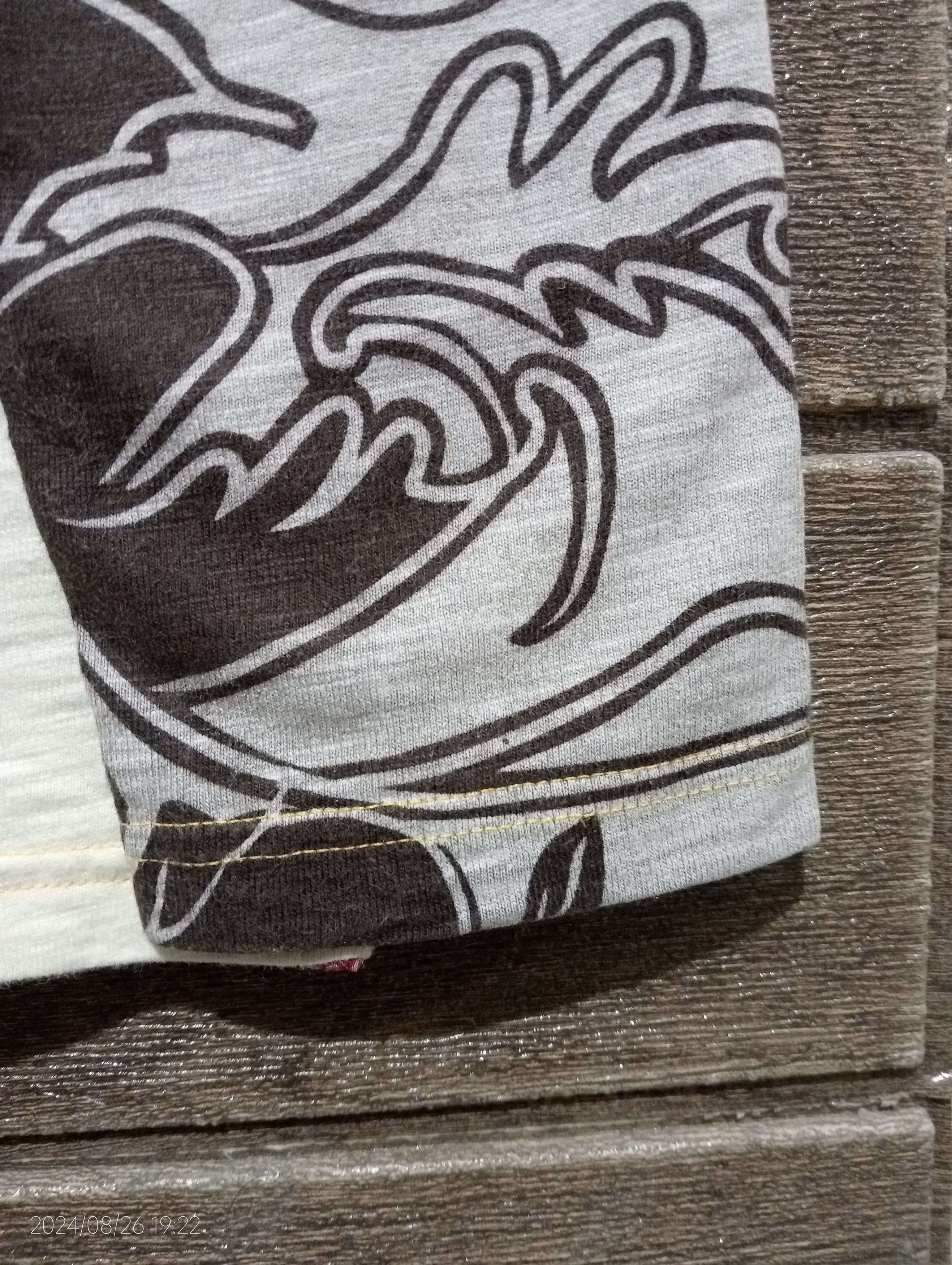 Japanese Brand Vintage Sharaku Art Japanese Carp Sukajan Long Sleeve Tshirt Size US L / EU 52-54 / 3 - 10 Thumbnail