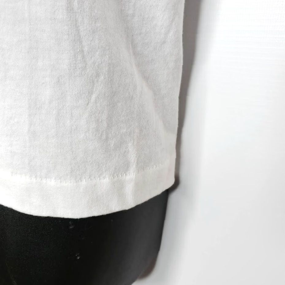 Fruit Of The Loom VINTAGE Emu Man T Shirt Mens Size Medium Outback Australia Emu Oil Made In USA Fruit of the Loom White Crew Neck Short Sleeve 1980s USA Mens T-Shirt Size US M / EU 48-50 / 2 - 4 Thumbnail